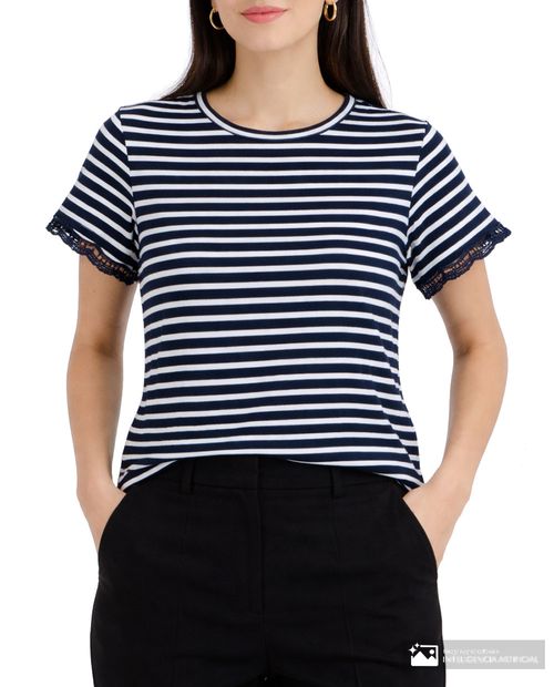 Blusa Nicolle bicolor rayada para mujer