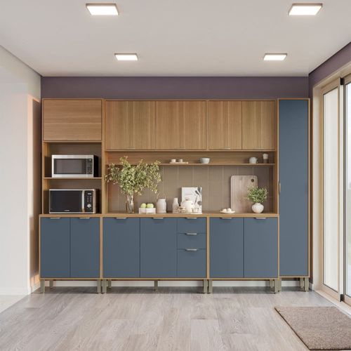 Mueble para cocina modular con alacena superior