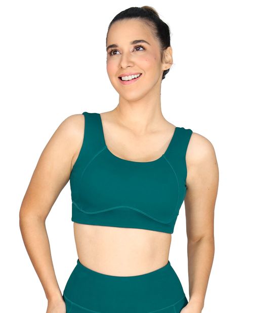 Top bra deportivo Everlast horizon verde para mujer