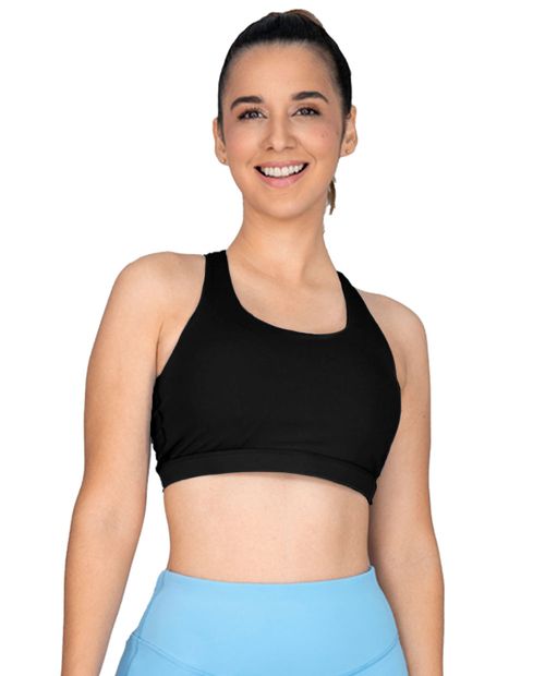 Top bra deportivo Everlast atlas negro para mujer