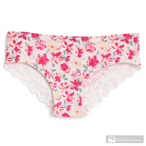 Bikini Accente multicolor estampado de encaje para mujer