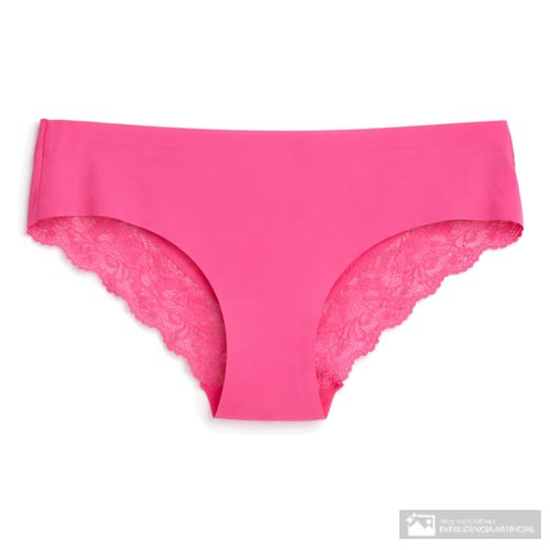 Bikini Accente rosado de encaje para mujer