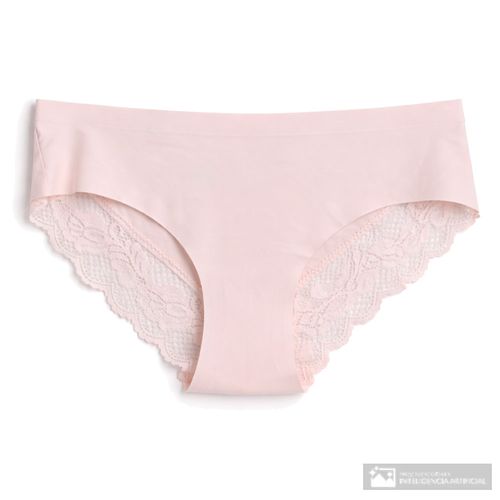 Bikini Accente rosado de encaje para mujer