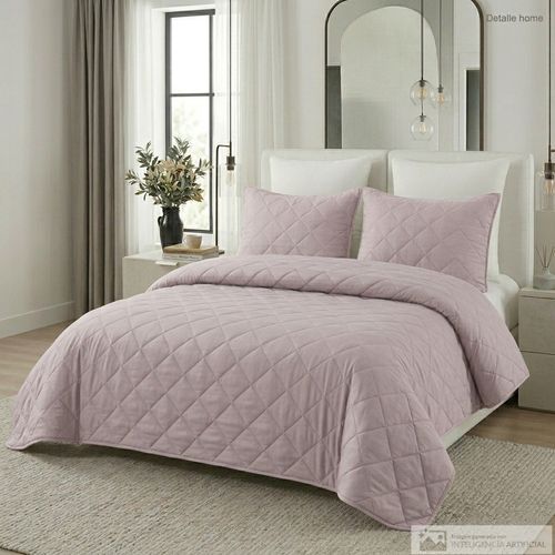 Cubrecama violet rosado