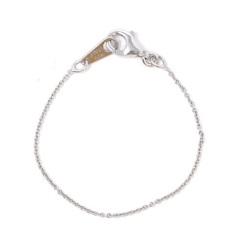 Extensor de cadena de plata 1 mm-10 cm para mujer