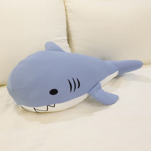 Cojín infantil tiburón celeste 20 x 32 x 52 cm
