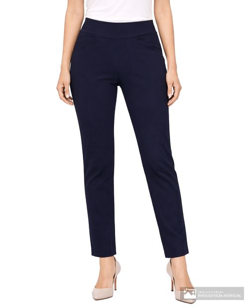 Pantalón formal Spunky skinny fit sólido para mujer