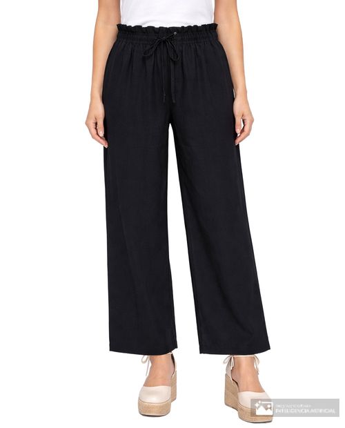 Pantalón formal Spunky wide leg sólido para mujer