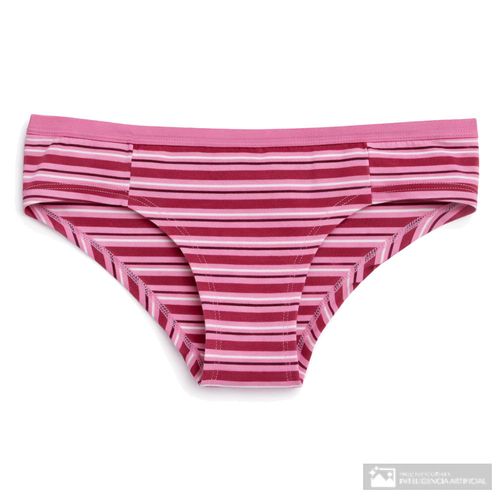 Bikini Orange rosado rayado para mujer