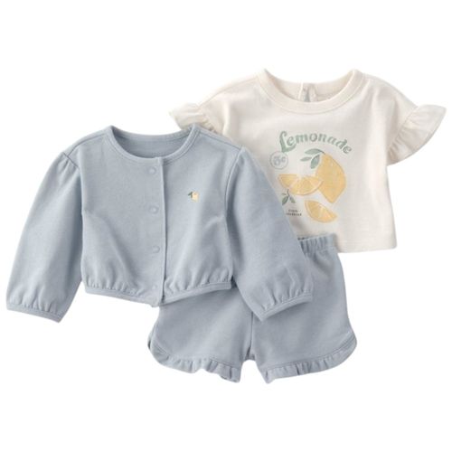 Conjunto de 3 piezas para bebé niña