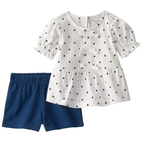 Conjunto de 2 piezas bicolor para bebé niña