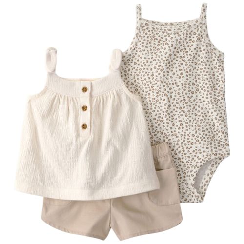 Conjunto de 3 piezas multicolor para bebé niña