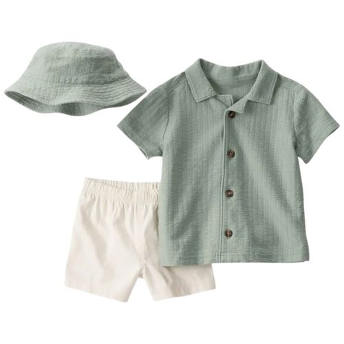 Conjunto de 3 piezas bicolor para bebé niño