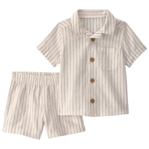 Conjunto de 2 piezas blanco para bebé niño