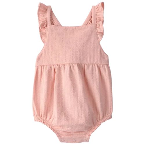 Romper rosado para bebé niña