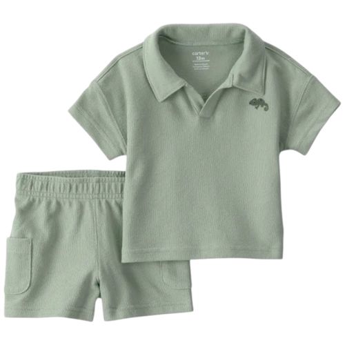 Conjunto de 2 piezas verde para bebé niño