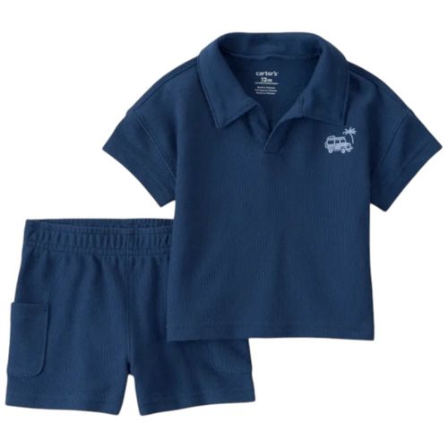 Conjunto de 2 piezas azul para bebé niño