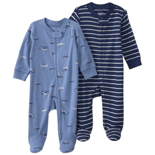Set de 2 pijamas estampadas para bebé niño