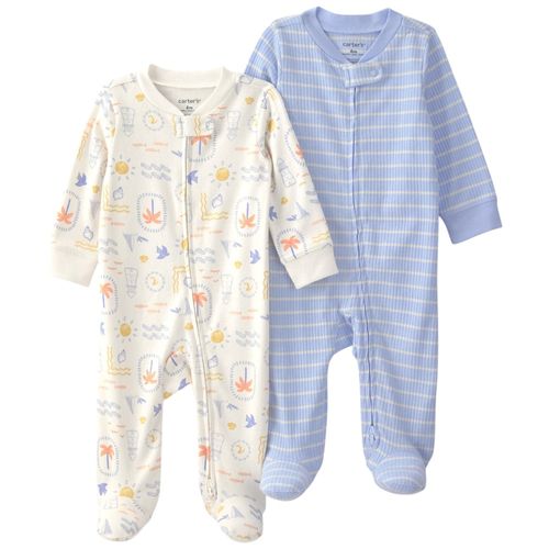 Set de 2 pijamas con estampado para bebé niño