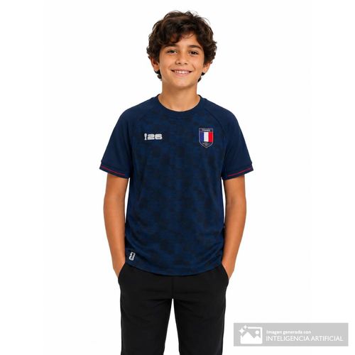 Camiseta deportiva azul FIFA Fanwear Rotw Francia para niño