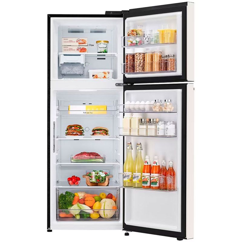 Combo Refrigeradora Top Mpunt 374 L (13 PCU) Inverter beige VT38BPB LG + Microondas Whirlpool 20 L (0.7 PCU) negro WM1807B-1778187484549