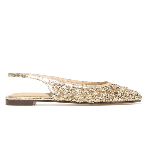 Zapato casual Sfera color dorado para mujer