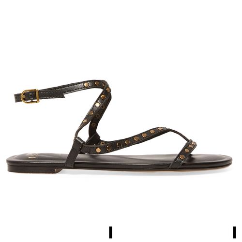 Sandalia casual Sfera color negro para mujer