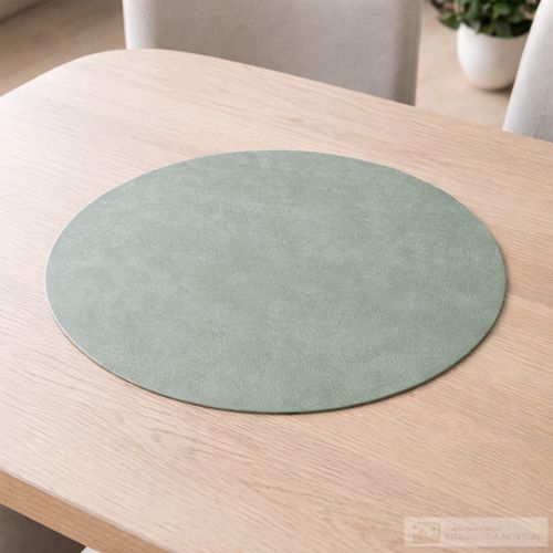 Individual redondo de plástico para mesa 37 cm