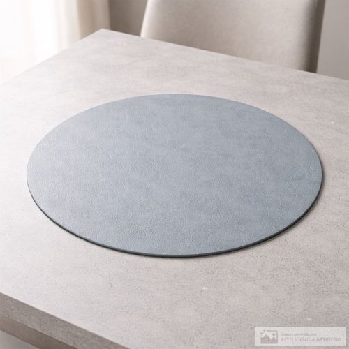 Individual redondo de plástico para mesa 37 cm