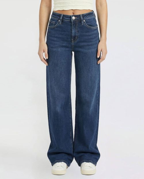 Jeans YMI wide leg de cintura alta para mujer