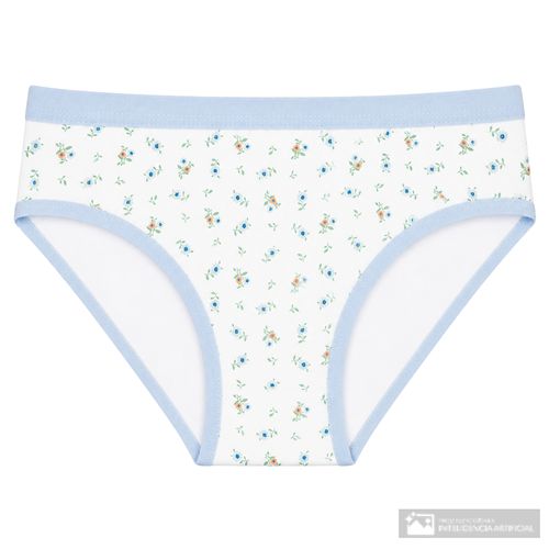 Panti Accente básico blanco estampado floral para mujer