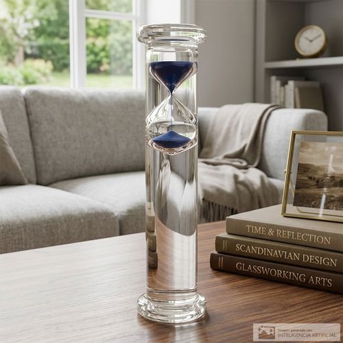 Reloj de arena decorativo 6.4x25 cm