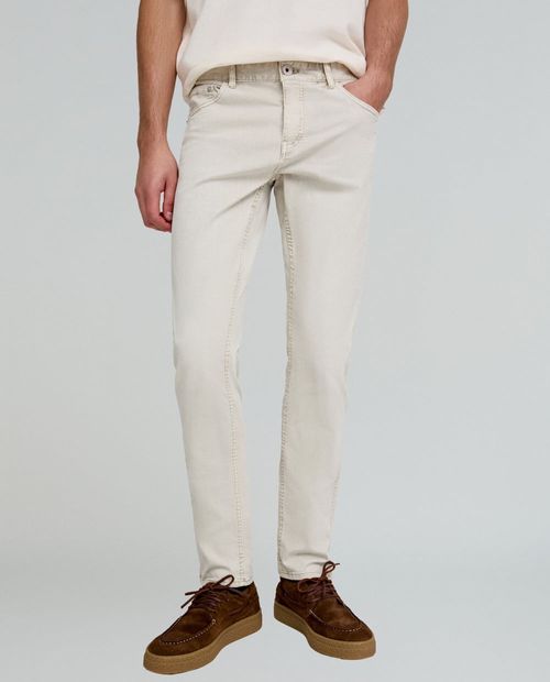 Pantalón 5 pocket Scalpers regular fit sólido para hombre