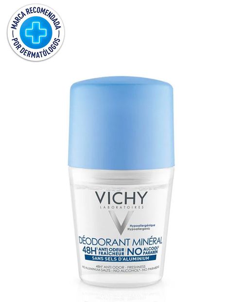 Desodorante Vichy Anti Transpirante Roll On 48H Mineral 50ml
