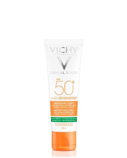 Protector Solar Vichy Facial Capital Soleil Matificante 3 En 1 SPF50+ 50ml