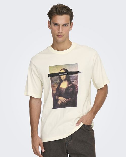 Camiseta gráfica Only & Sons relaxed fit para hombre