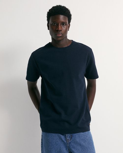 Camiseta Sfera regular fit azul para hombre