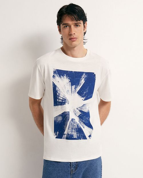 Camiseta gráfica Sfera estampado abstracto para hombre