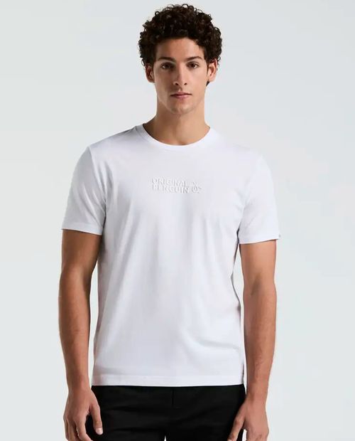 Camiseta básica Penguin regular fit blanco para hombre