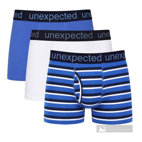 Pack de 3 bóxers briefs Unexpected multicolor para hombre