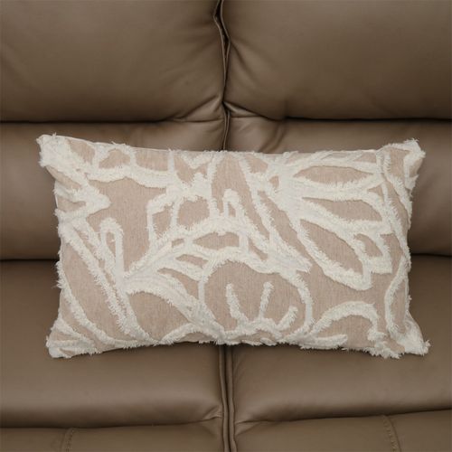 Cojín Jacquard con Textura Rosado