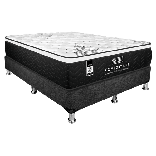 Cama Comfort life Black Midnight confort firme