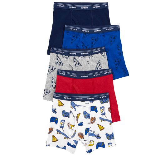 Set de 5 bóxer multicolor con estampado para niño
