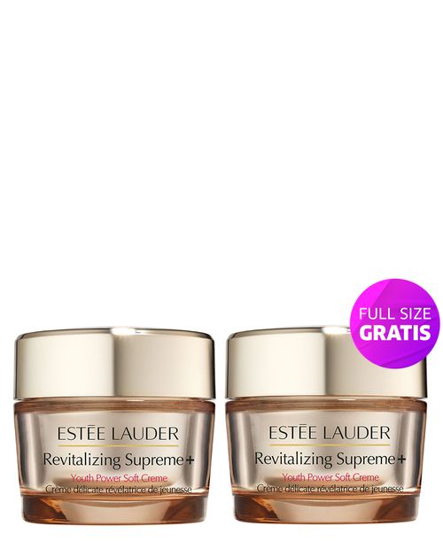2x1 Estée Lauder Crema humectante suave Tratamiento antiedad Revitalizing Supreme+ Youth Power
