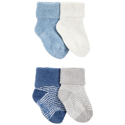 Set de 4 calcetines multicolor para bebé niño
