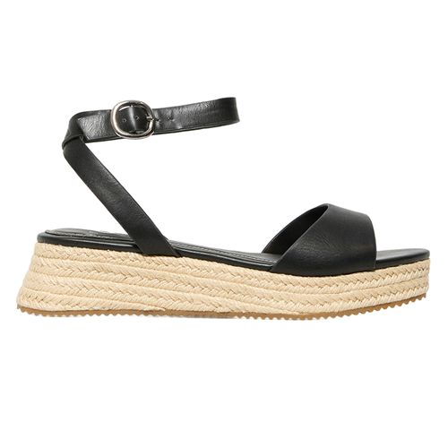 Sandalia casual Sfera color negro para mujer