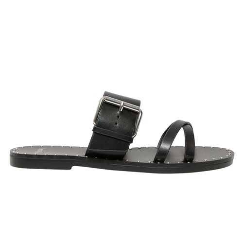 Sandalia casual Sfera color negro para mujer