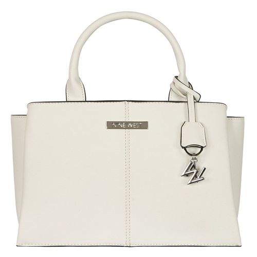 Cartera satchel Nine West blanca para mujer