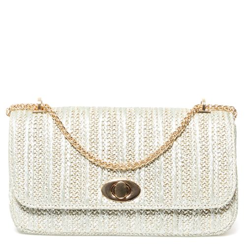 Cartera crossbody Sfera color dorado para mujer