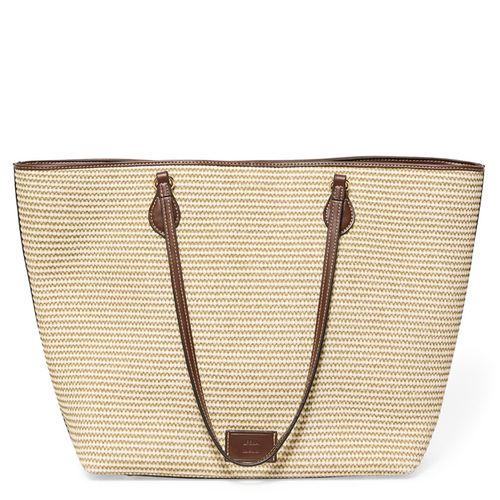 Cartera tote Sfera color beige para mujer